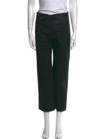 Pre-owned Veronica Beard Straight Leg Pants In Black
