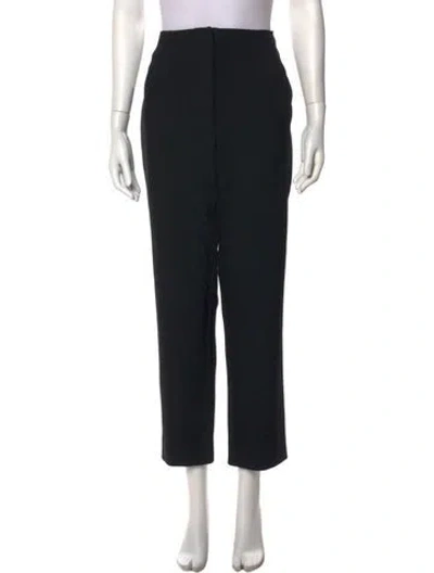 Pre-owned Veronica Beard Straight Leg Pants In Black