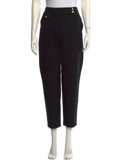 Pre-owned Veronica Beard Straight Leg Pants In Black