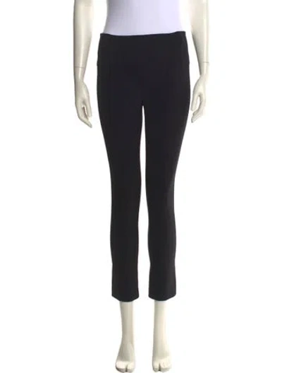 Pre-owned Veronica Beard Straight Leg Pants In Black