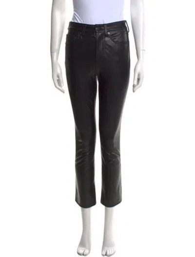Pre-owned Veronica Beard Straight Leg Pants In Black