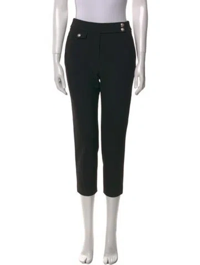 Pre-owned Veronica Beard Straight Leg Pants In Black
