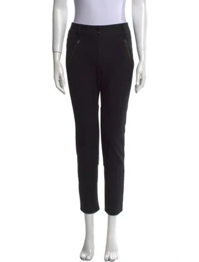 Pre-owned Veronica Beard Straight Leg Pants In Black