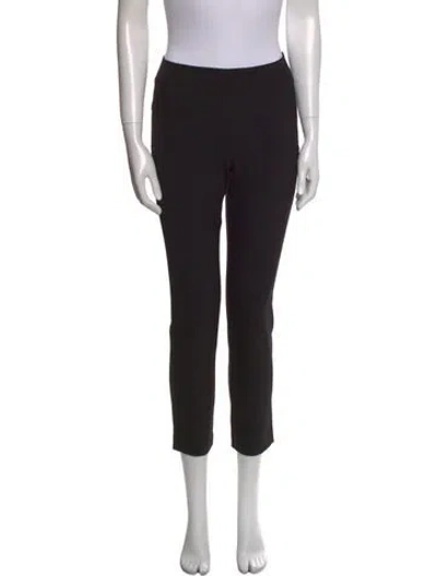 Pre-owned Veronica Beard Straight Leg Pants In Black