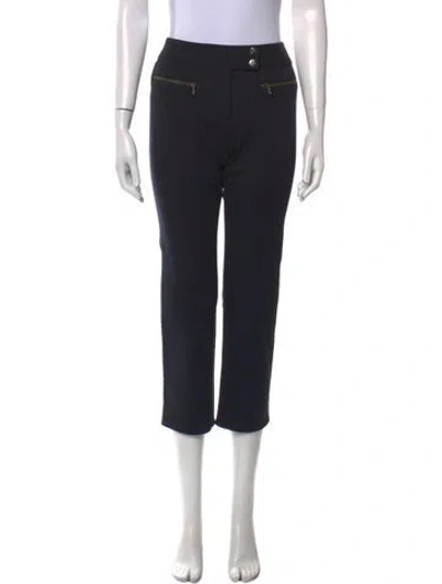 Pre-owned Veronica Beard Straight Leg Pants In Black