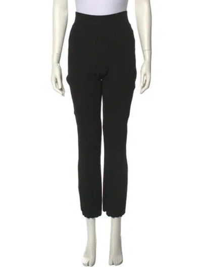Pre-owned Veronica Beard Straight Leg Pants In Black