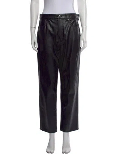 Pre-owned Veronica Beard Straight Leg Pants In Black