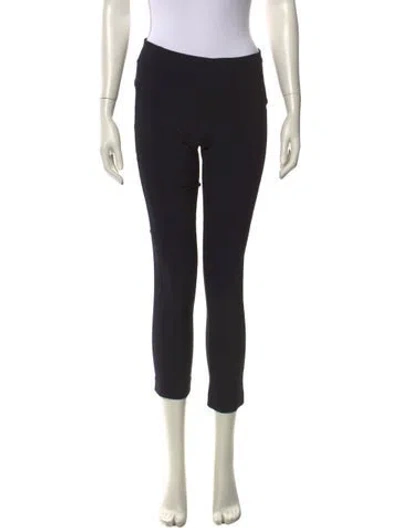 Pre-owned Veronica Beard Straight Leg Pants In Black