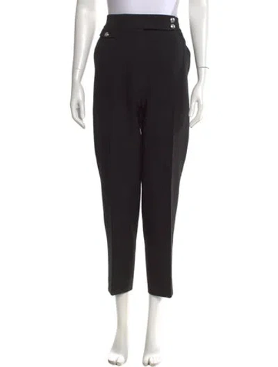 Pre-owned Veronica Beard Straight Leg Pants In Black