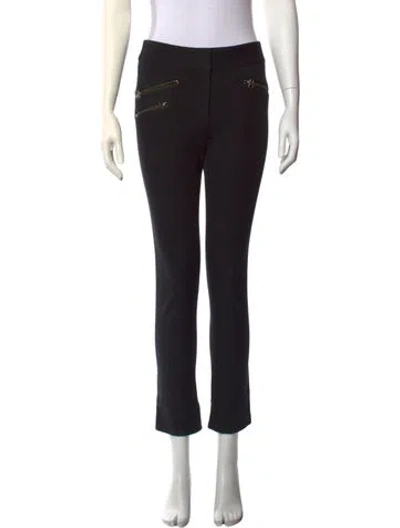 Pre-owned Veronica Beard Straight Leg Pants In Black
