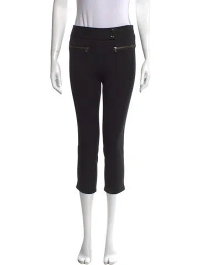 Pre-owned Veronica Beard Straight Leg Pants In Black