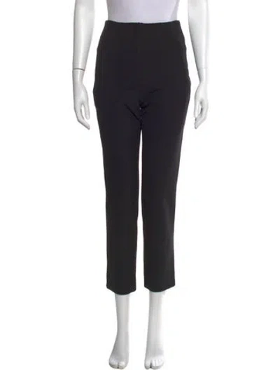 Pre-owned Veronica Beard Straight Leg Pants In Black