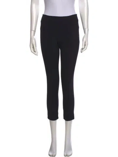 Pre-owned Veronica Beard Straight Leg Pants In Black