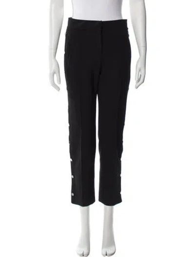 Pre-owned Veronica Beard Straight Leg Pants In Black