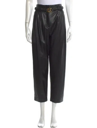 Pre-owned Veronica Beard Straight Leg Pants In Black