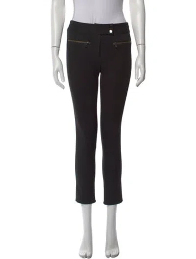 Pre-owned Veronica Beard Straight Leg Pants In Black