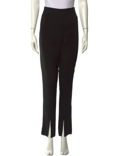 Pre-owned Veronica Beard Straight Leg Pants In Black