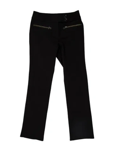 Pre-owned Veronica Beard Straight Leg Pants In Black