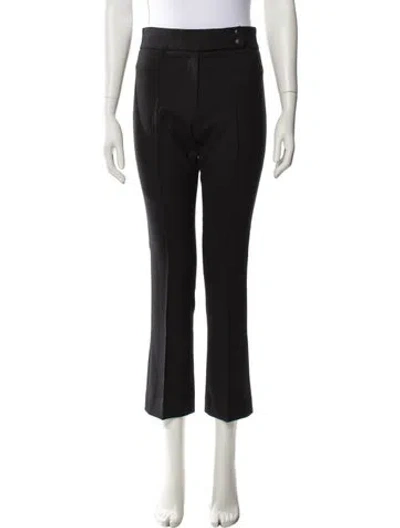 Pre-owned Veronica Beard Straight Leg Pants In Black