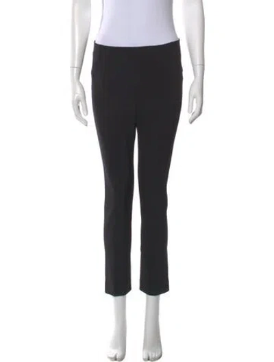 Pre-owned Veronica Beard Straight Leg Pants In Black
