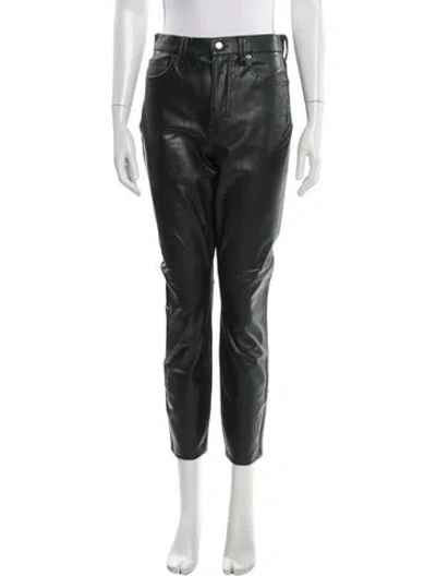 Pre-owned Veronica Beard Straight Leg Pants In Black