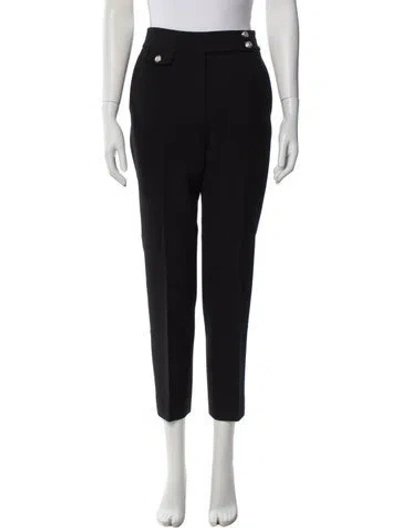 Pre-owned Veronica Beard Straight Leg Pants In Black