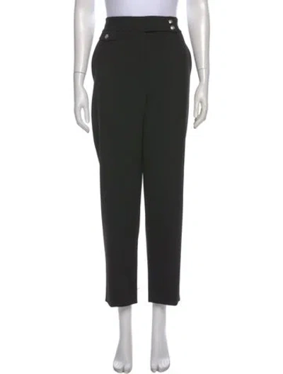 Pre-owned Veronica Beard Straight Leg Pants In Black