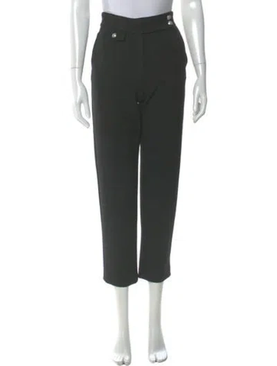 Pre-owned Veronica Beard Straight Leg Pants In Black