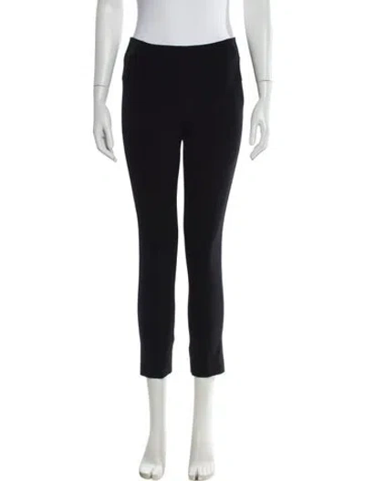 Pre-owned Veronica Beard Straight Leg Pants In Black
