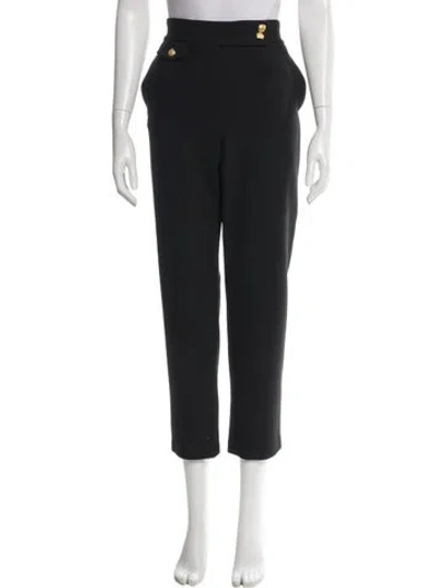 Pre-owned Veronica Beard Straight Leg Pants In Black