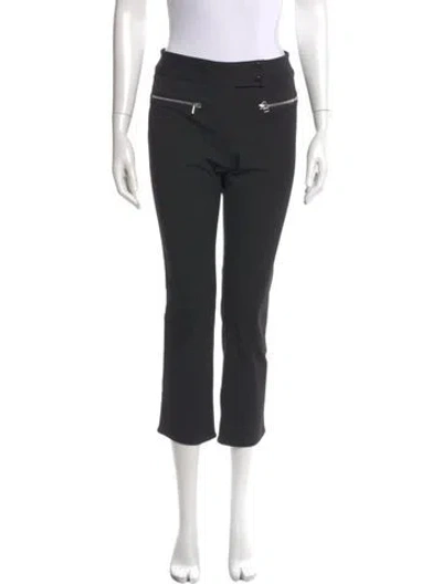 Pre-owned Veronica Beard Straight Leg Pants In Black