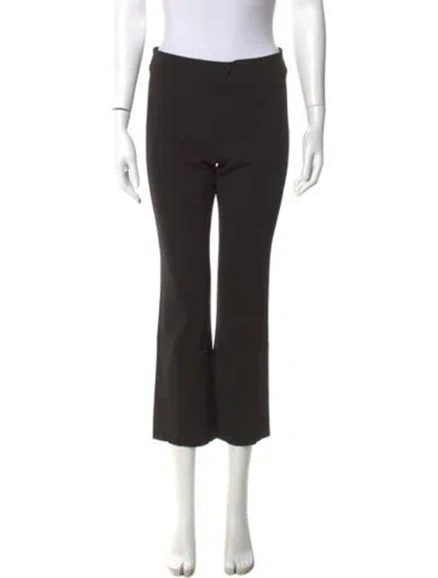 Pre-owned Veronica Beard Straight Leg Pants In Black