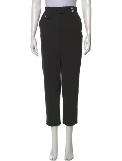 Pre-owned Veronica Beard Straight Leg Pants In Black