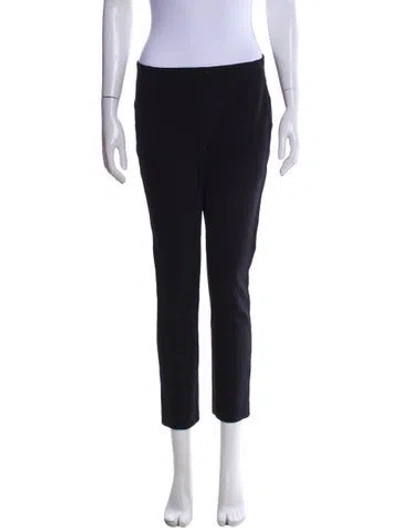 Pre-owned Veronica Beard Straight Leg Pants In Black