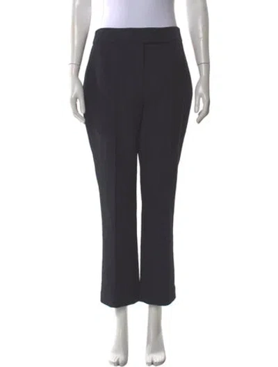 Pre-owned Veronica Beard Straight Leg Pants In Black