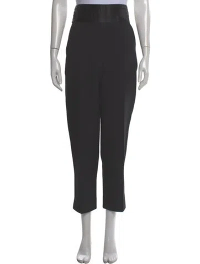 Pre-owned Veronica Beard Straight Leg Pants In Black