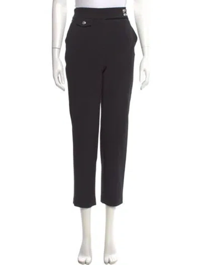 Pre-owned Veronica Beard Straight Leg Pants In Black