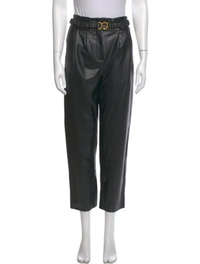 Pre-owned Veronica Beard Straight Leg Pants In Black