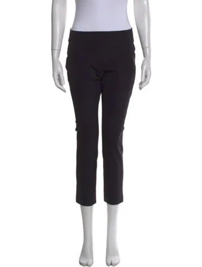 Pre-owned Veronica Beard Straight Leg Pants In Black