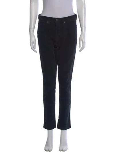 Pre-owned Veronica Beard Straight Leg Pants In Black