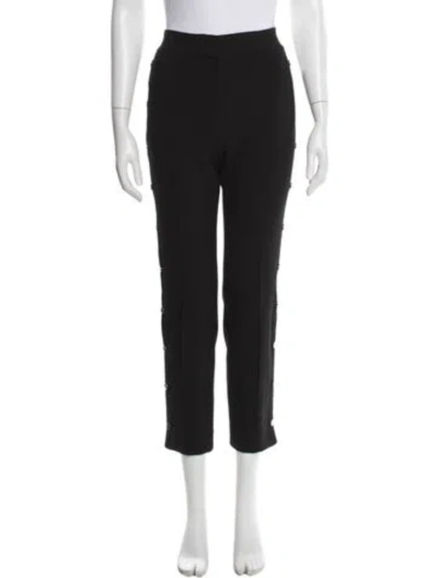 Pre-owned Veronica Beard Straight Leg Pants In Black