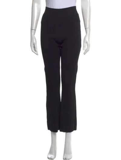 Pre-owned Veronica Beard Straight Leg Pants In Black
