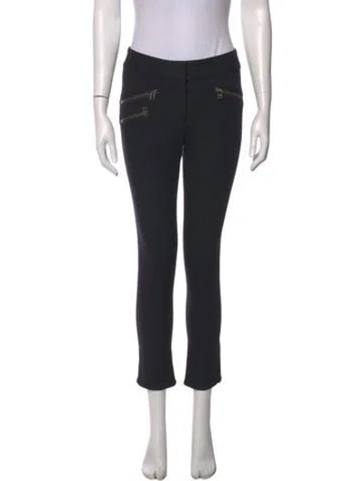 Pre-owned Veronica Beard Straight Leg Pants In Black