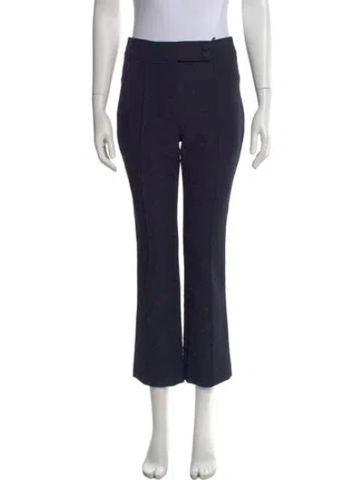 Pre-owned Veronica Beard Straight Leg Pants In Black