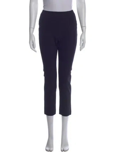 Pre-owned Veronica Beard Straight Leg Pants In Black
