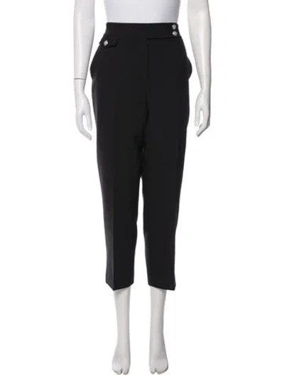 Pre-owned Veronica Beard Straight Leg Pants In Black