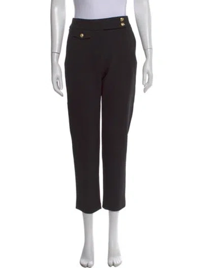 Pre-owned Veronica Beard Straight Leg Pants In Black