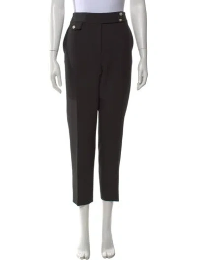 Pre-owned Veronica Beard Straight Leg Pants In Black
