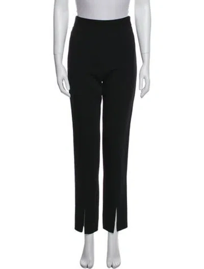 Pre-owned Veronica Beard Straight Leg Pants In Black