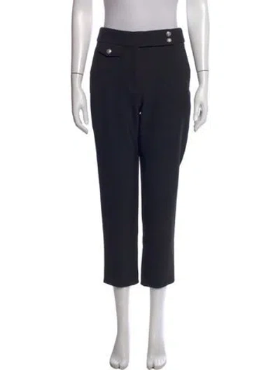Pre-owned Veronica Beard Straight Leg Pants In Black